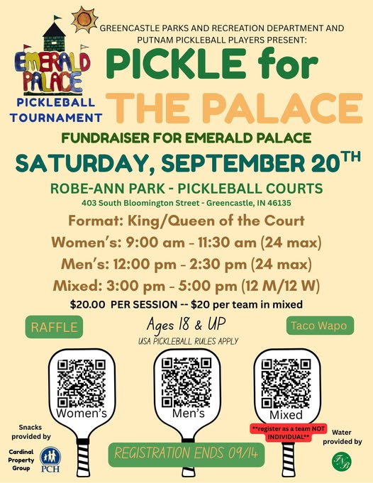 Pickleball Tournament Flyer