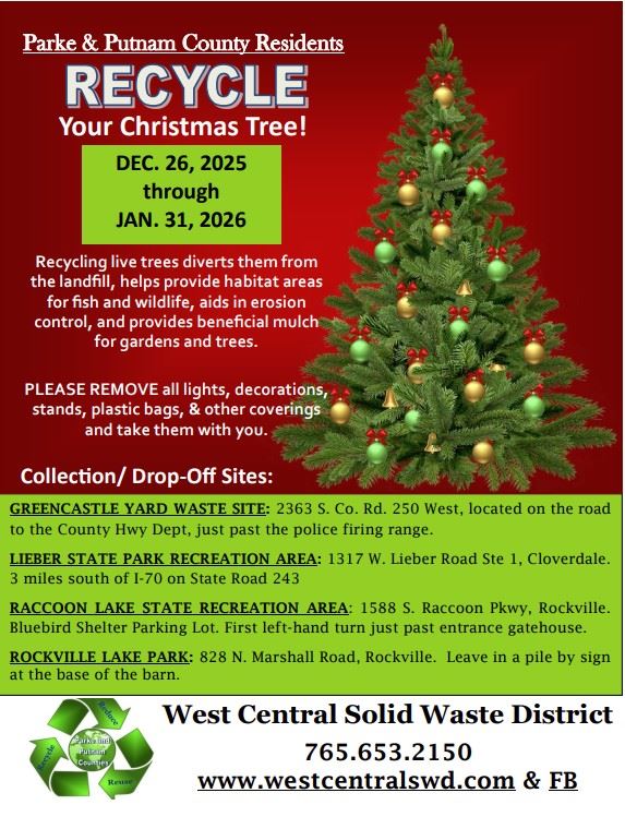Christmas Tree Recycling Flyer